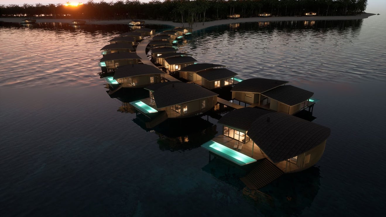 Floating Infrastructure Climate-Smart Building on Water: Honkarakenne & MEYER Floating ...